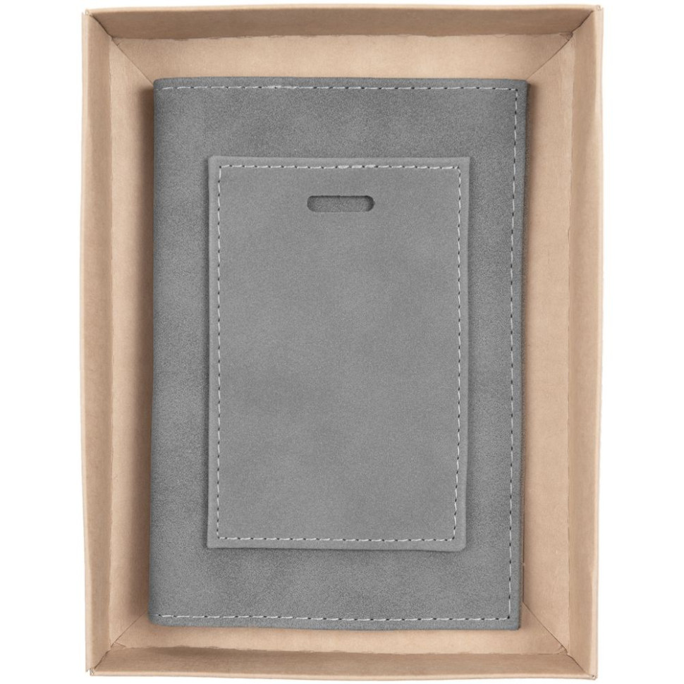 Набор Nubuk Travel, серый Набор Nubuk Travel, серый