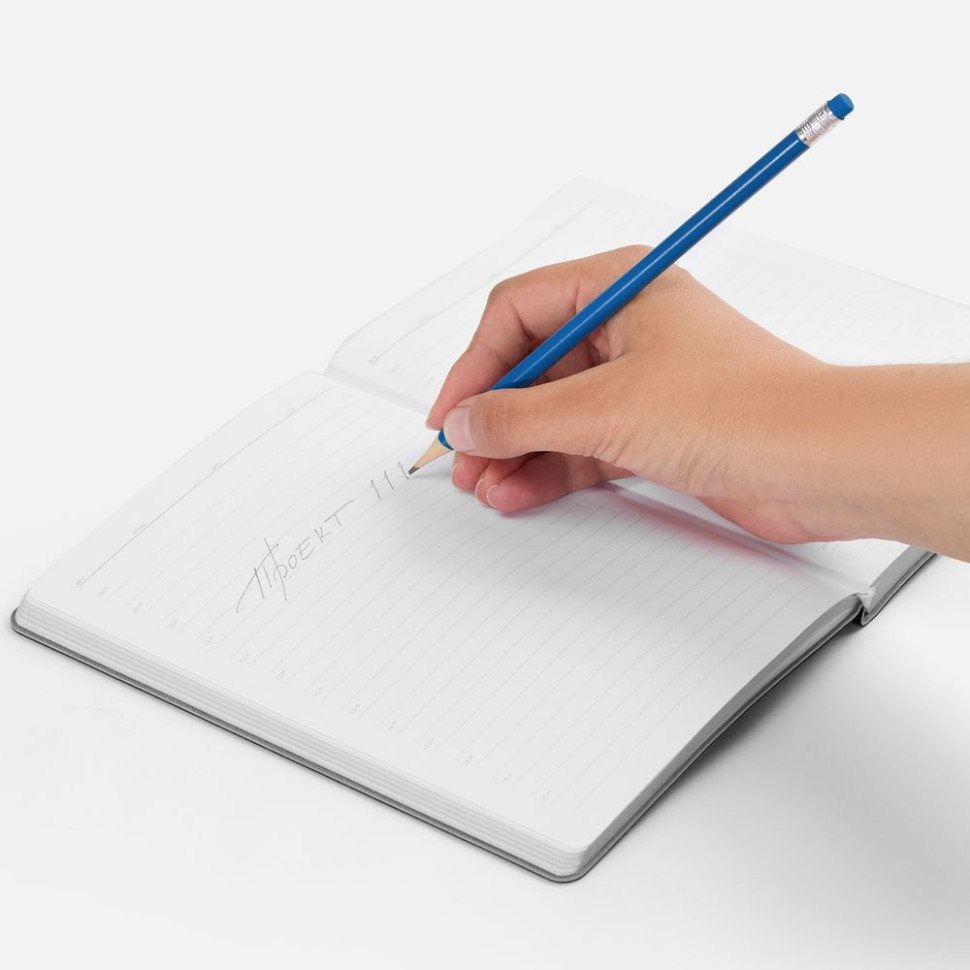 Карандаш простой Hand Friend с ластиком, синий Карандаш простой Hand Friend с ластиком, синий