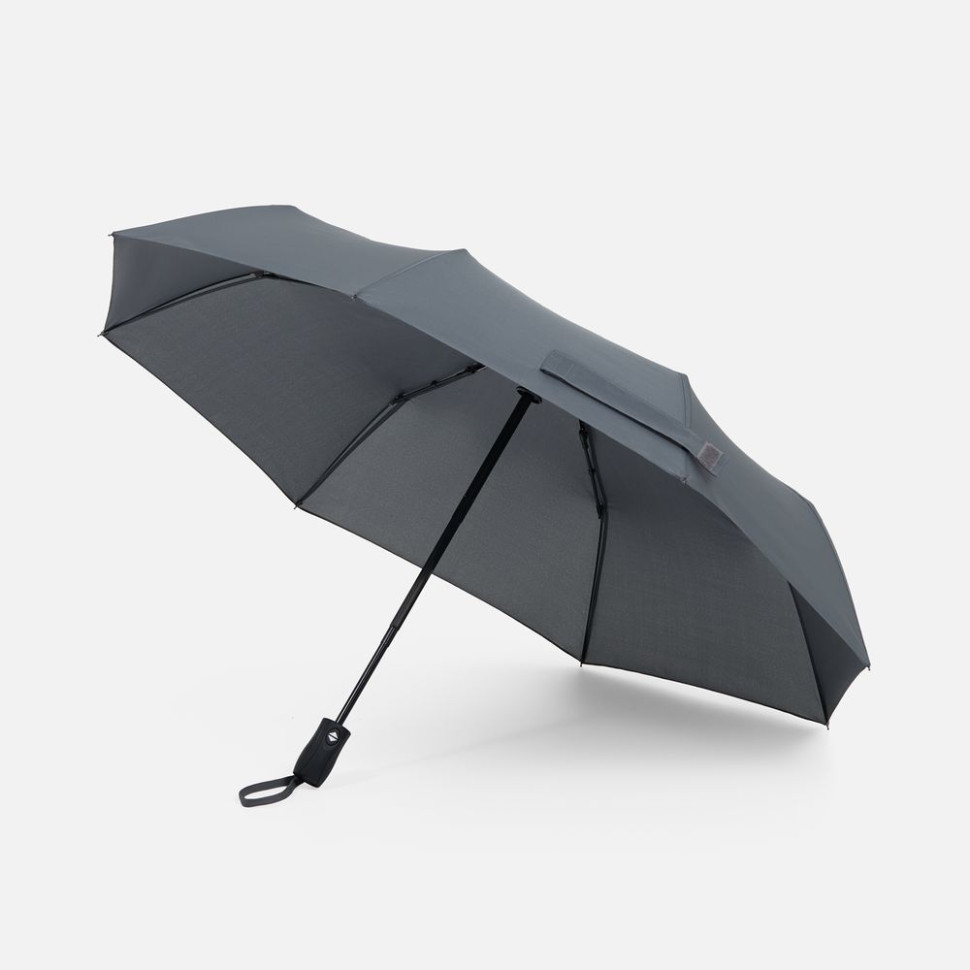 Зонт складной Brellix, серый Зонт складной Brellix, серый