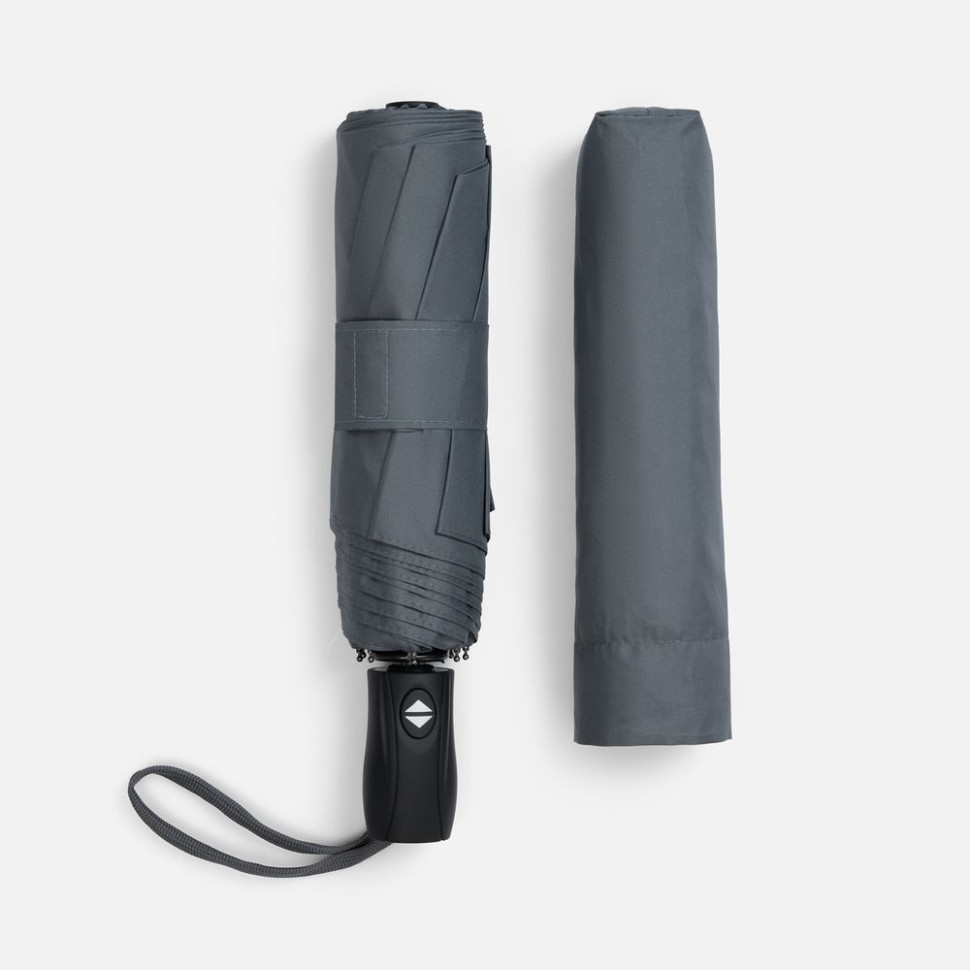 Зонт складной Brellix, серый Зонт складной Brellix, серый