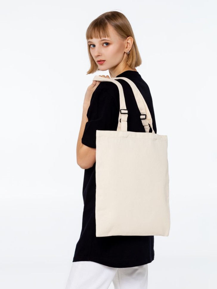 Сумка для покупок с регулируемыми ручками Leta, неокрашенная Сумка для покупок с регулируемыми ручками Leta, неокрашенная