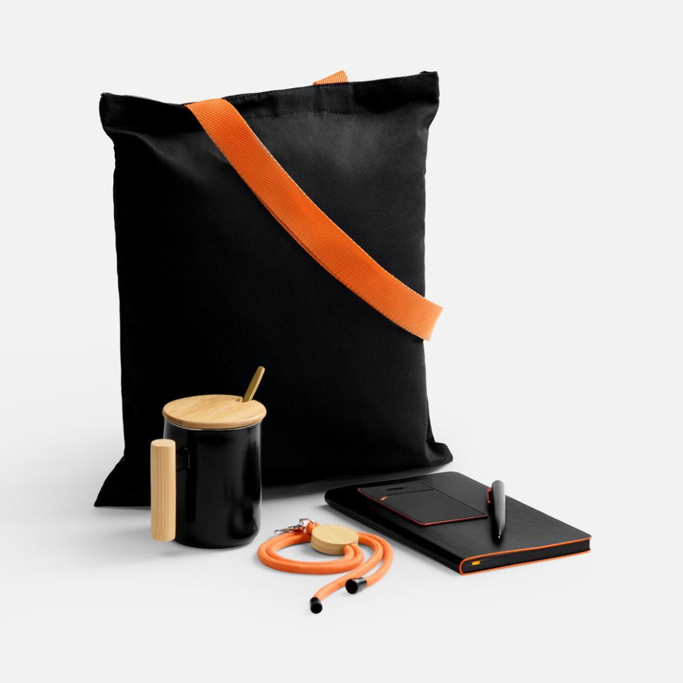 Набор Trait Office, черный с оранжевым Набор Trait Office, черный с оранжевым