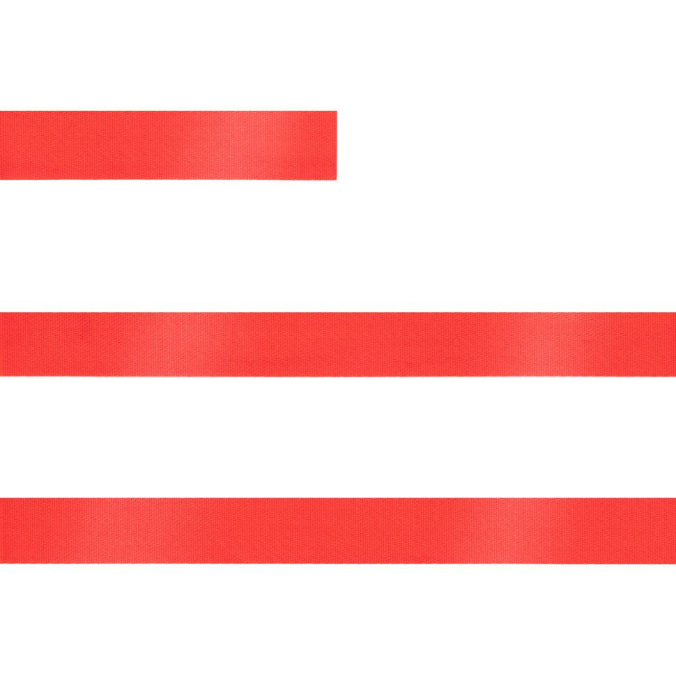 Лента сатиновая Satin 10 S, красная, 40 см