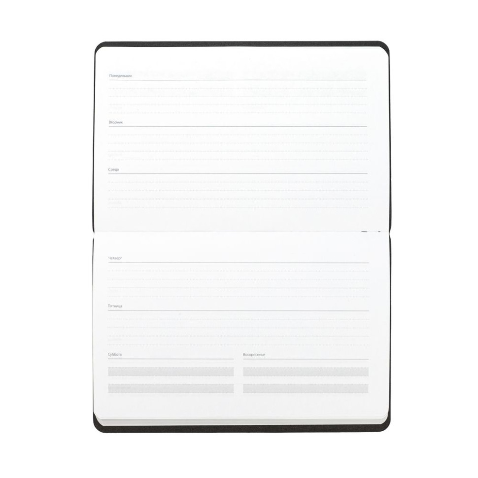 Еженедельник Weekly, недатированный, серый Еженедельник Weekly, недатированный, серый