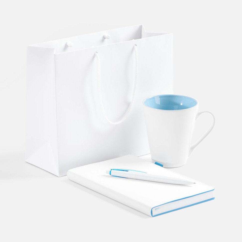 Набор White Shall Simple, голубой Набор White Shall Simple, голубой