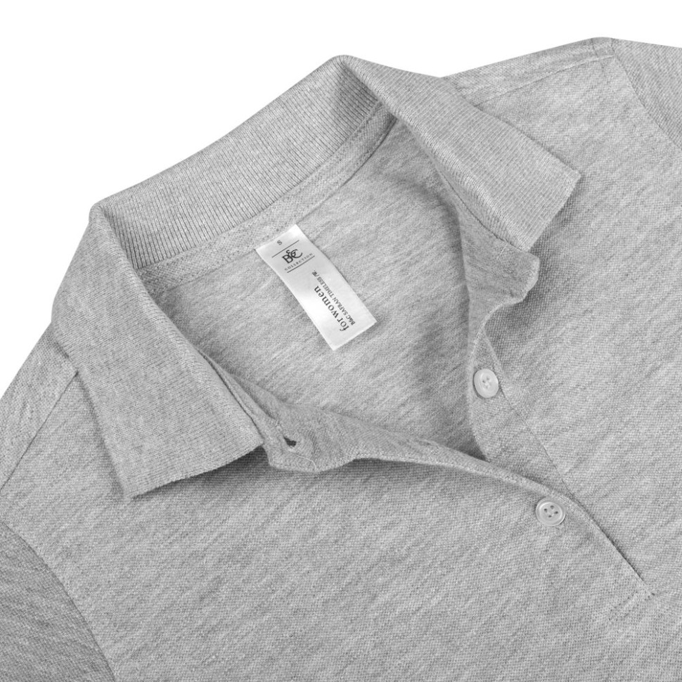 Рубашка поло женская Safran Timeless серый меланж Рубашка поло женская Safran Timeless серый меланж