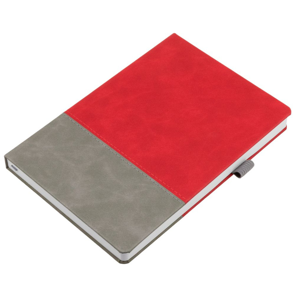 Ежедневник Horizon, недатированный, серый с красным Ежедневник Horizon, недатированный, серый с красным