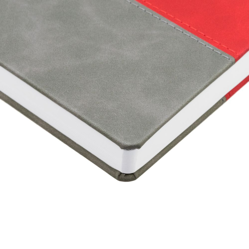 Ежедневник Horizon, недатированный, серый с красным Ежедневник Horizon, недатированный, серый с красным