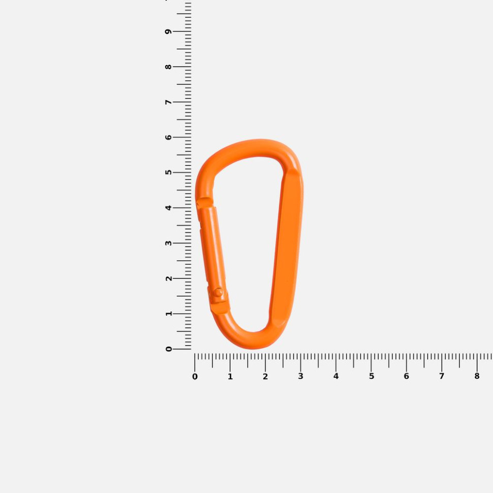 Карабин Raby, оранжевый неон