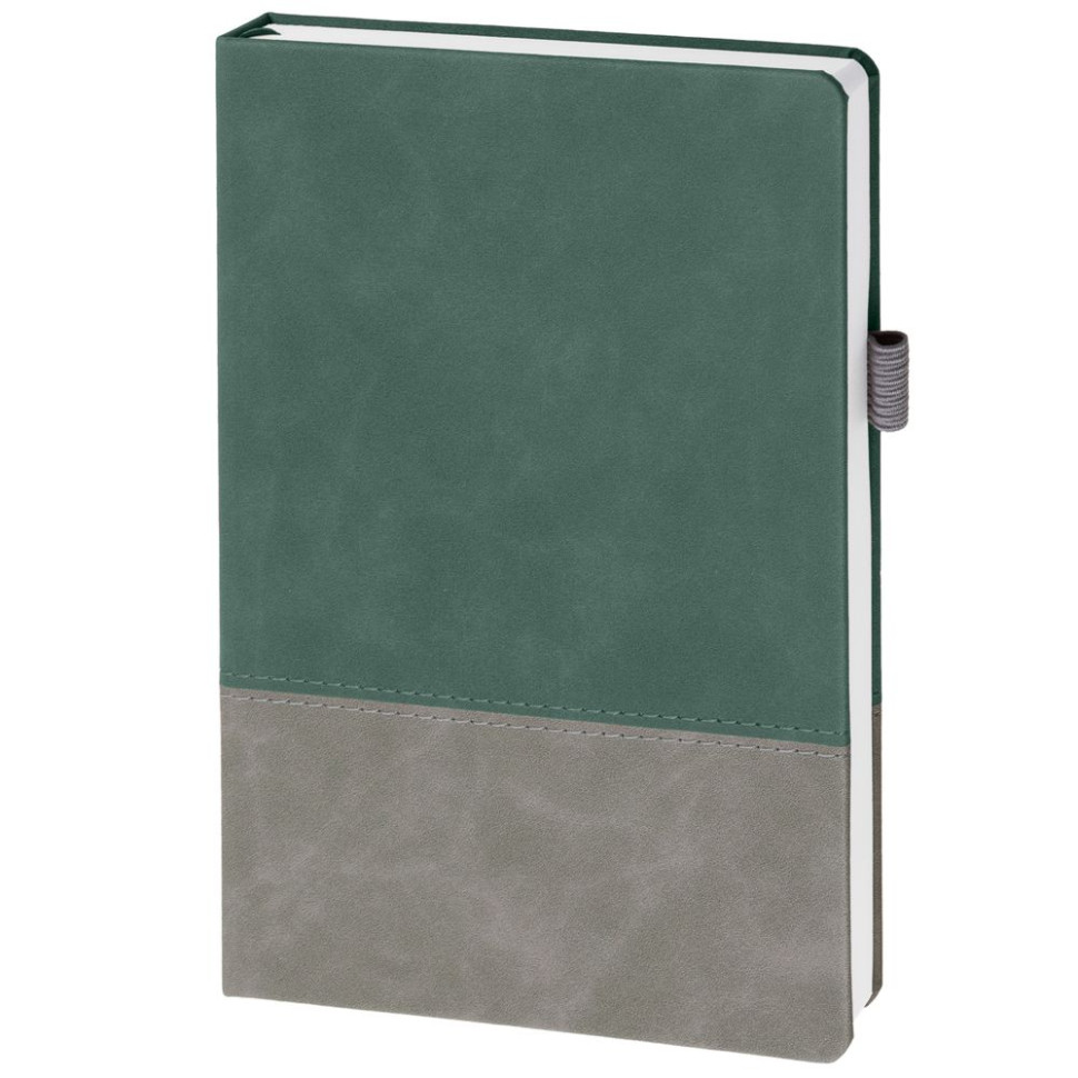 Ежедневник Horizon, недатированный, серый с зеленым Ежедневник Horizon, недатированный, серый с зеленым