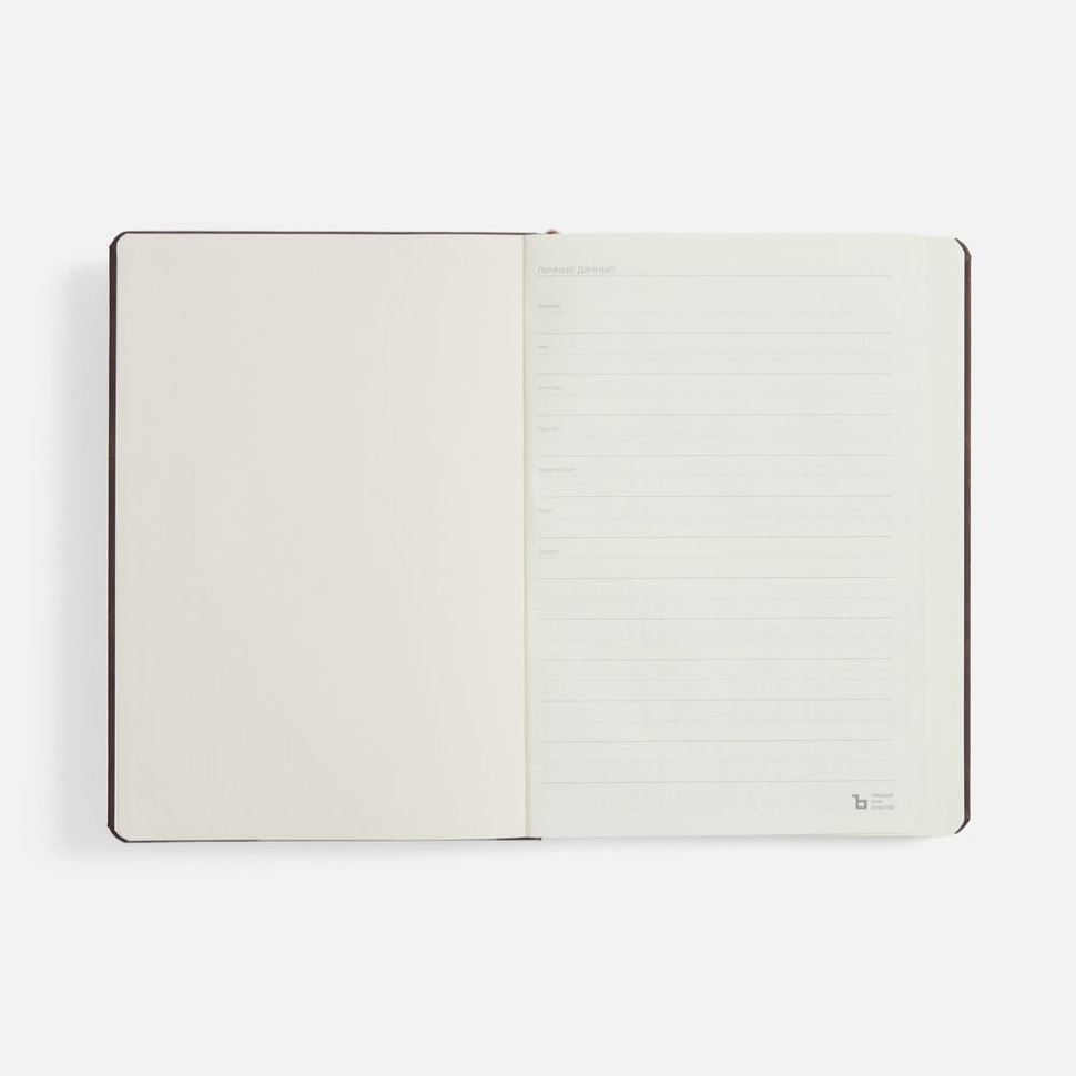 Ежедневник Urban Metal, недатированный, коричневый