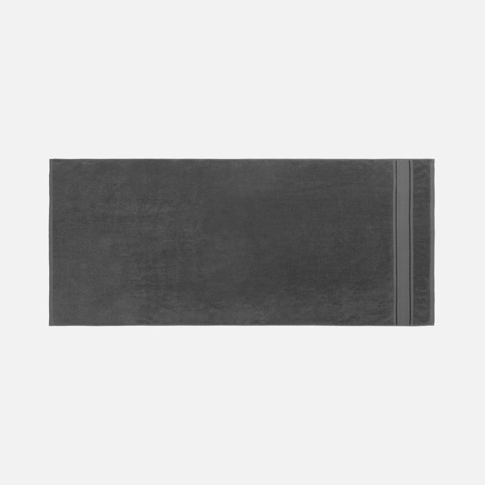 Полотенце махровое Terrychic, среднее, темно-серое Полотенце махровое Terrychic, среднее, темно-серое