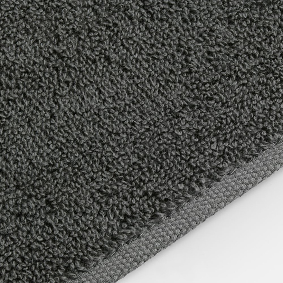 Полотенце махровое Terrychic, среднее, темно-серое Полотенце махровое Terrychic, среднее, темно-серое