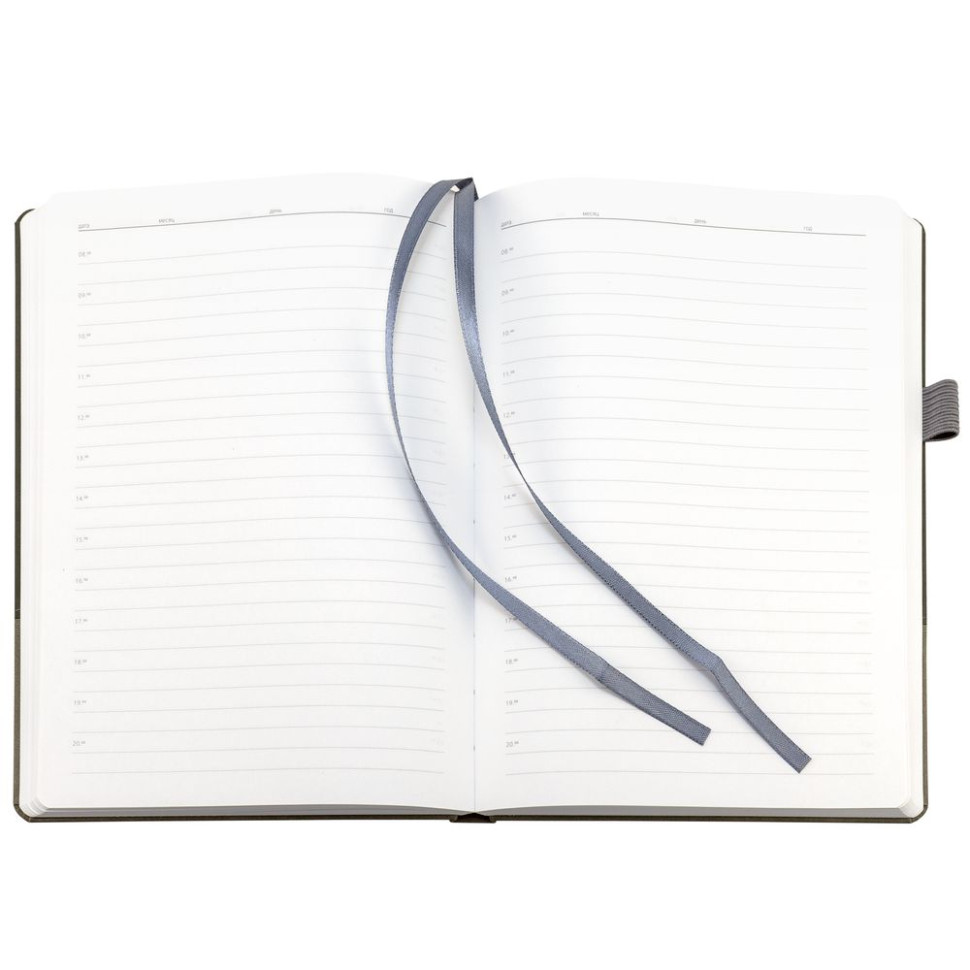 Ежедневник Horizon, недатированный, серый Ежедневник Horizon, недатированный, серый