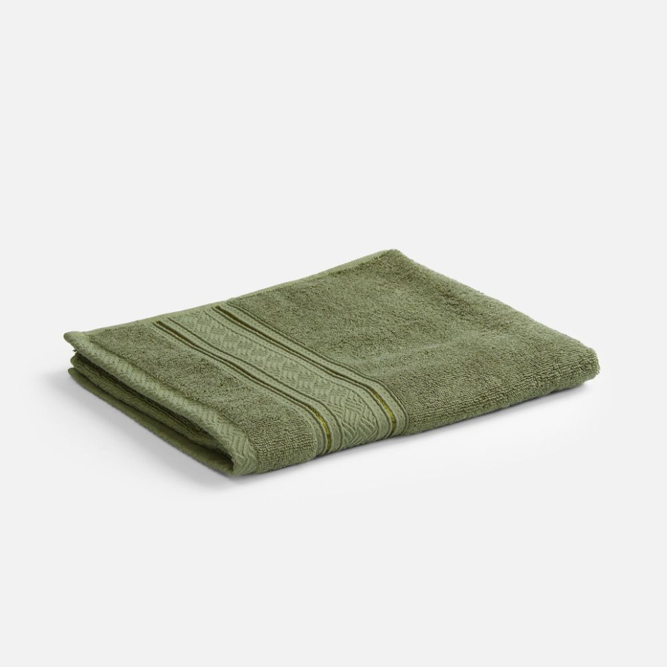 Полотенце махровое Terrychic, среднее, зеленое Полотенце махровое Terrychic, среднее, зеленое