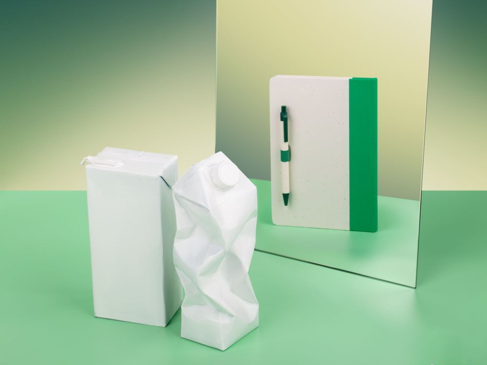 Ручка шариковая MilkMake, зеленая Ручка шариковая MilkMake, зеленая