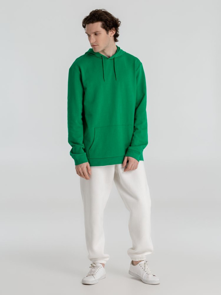 Толстовка с капюшоном унисекс Hoodie, зеленая Толстовка с капюшоном унисекс Hoodie, зеленая