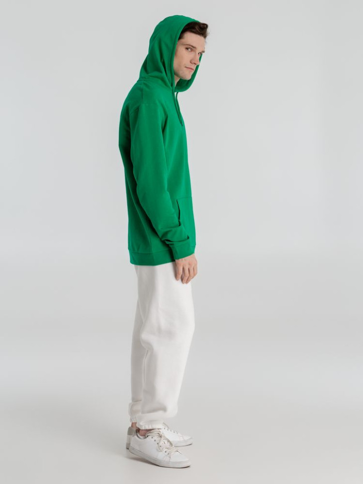 Толстовка с капюшоном унисекс Hoodie, зеленая Толстовка с капюшоном унисекс Hoodie, зеленая