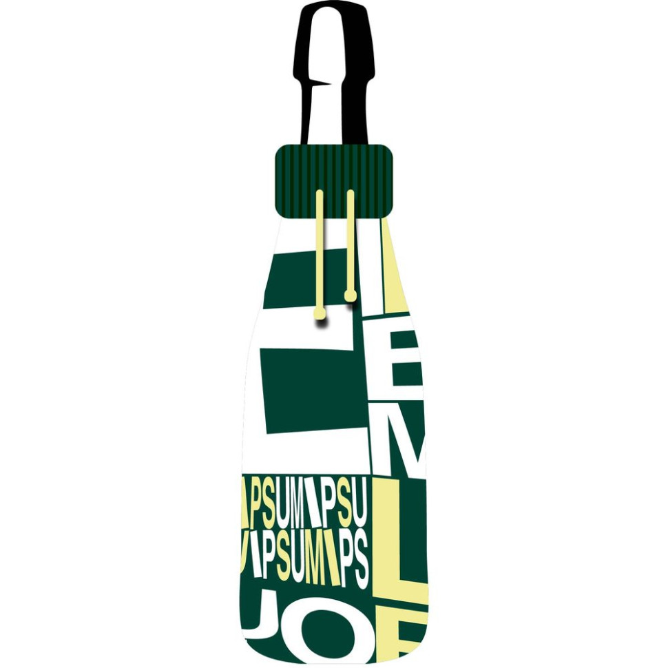 Чехол на бутылку на заказ Botti Net, акрил