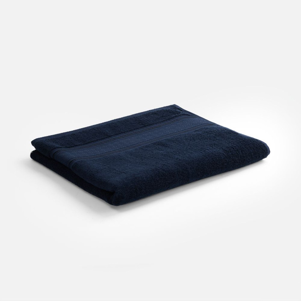 Полотенце махровое Terrychic XL, темно-синее Полотенце махровое Terrychic XL, темно-синее