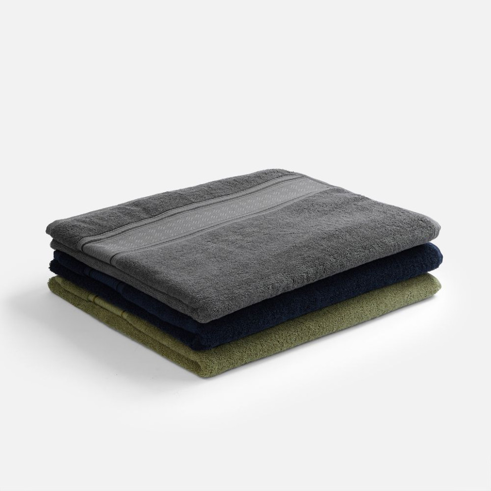 Полотенце махровое Terrychic XL, темно-синее Полотенце махровое Terrychic XL, темно-синее