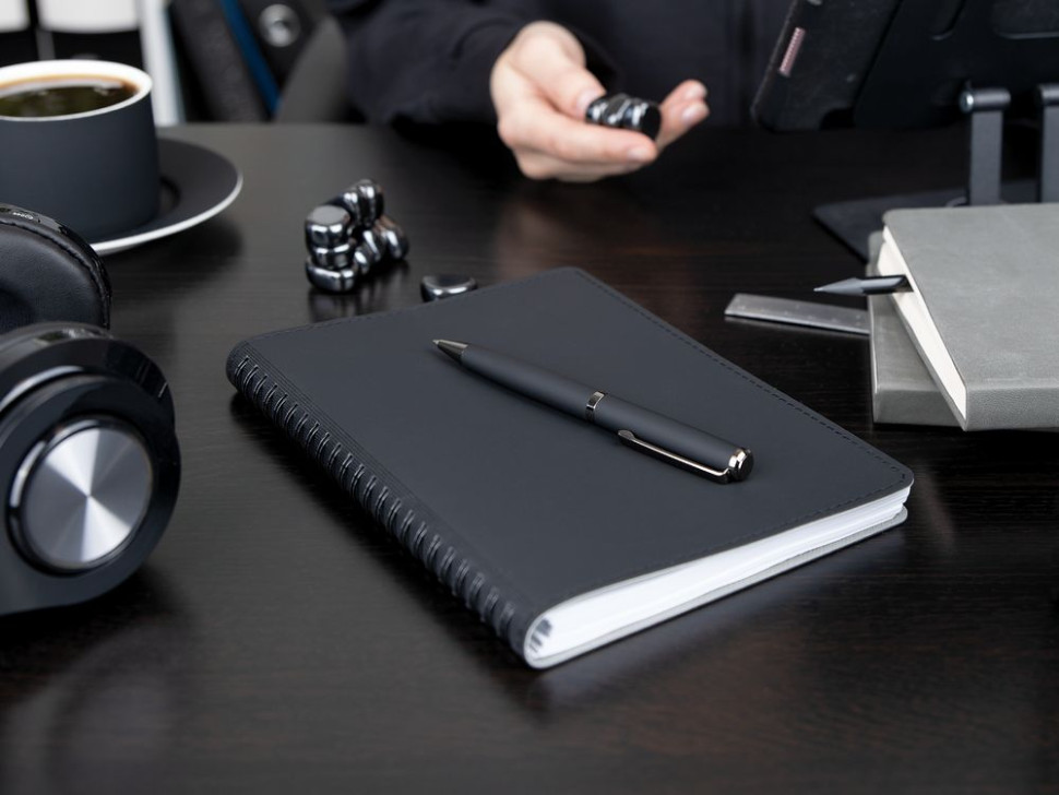 Ручка шариковая Inkish Gunmetal, черная Ручка шариковая Inkish Gunmetal, черная