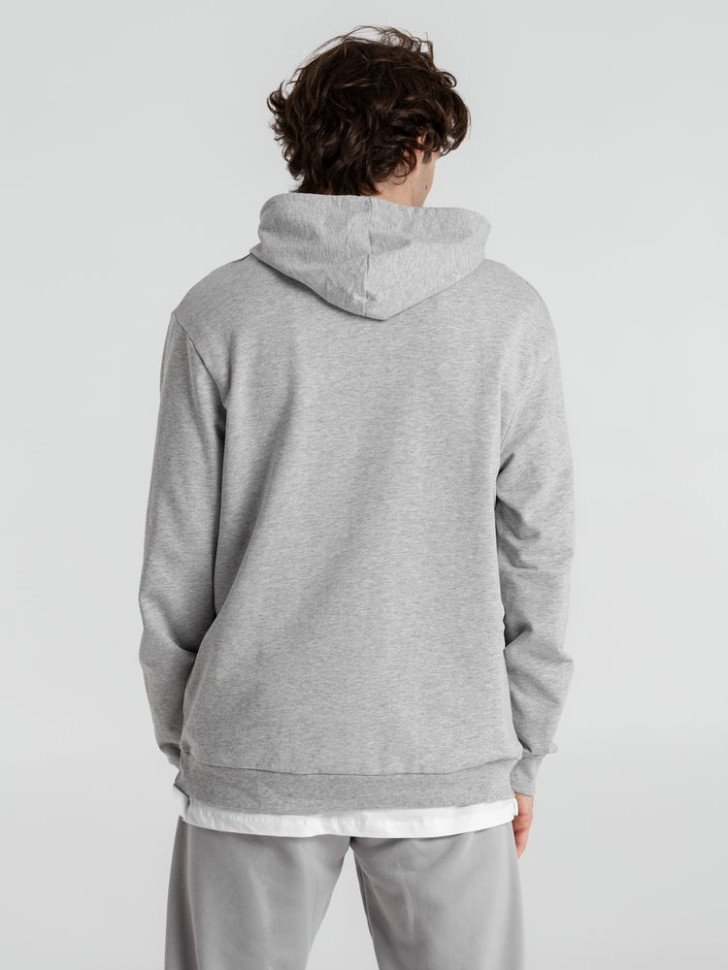Толстовка с капюшоном унисекс Hoodie, серый меланж Толстовка с капюшоном унисекс Hoodie, серый меланж