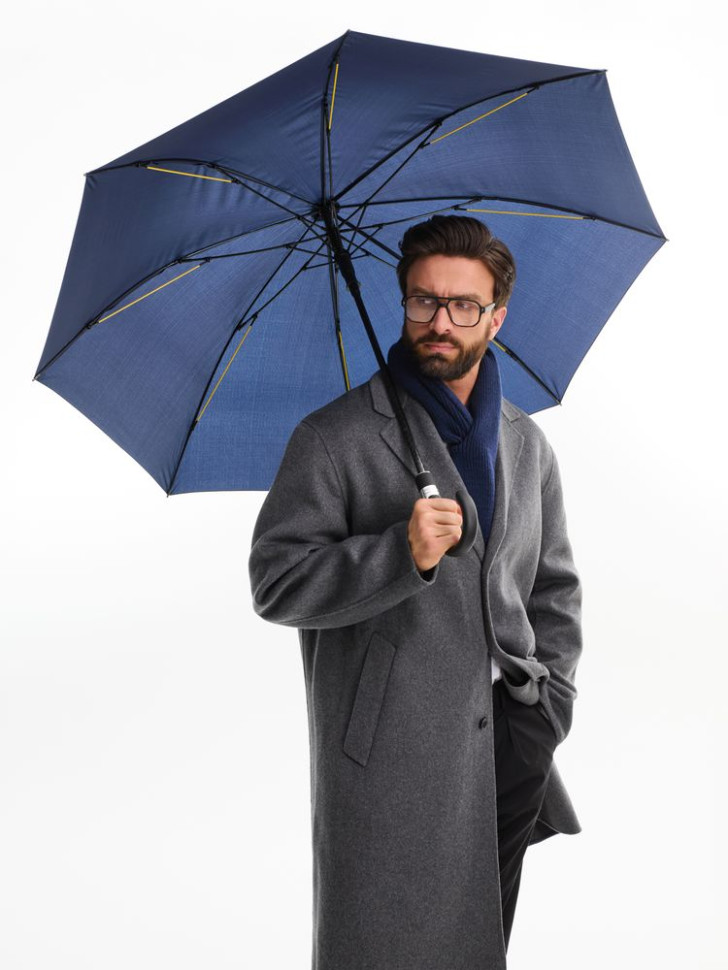 Зонт-трость Rainzee, темно-синий Зонт-трость Rainzee, темно-синий