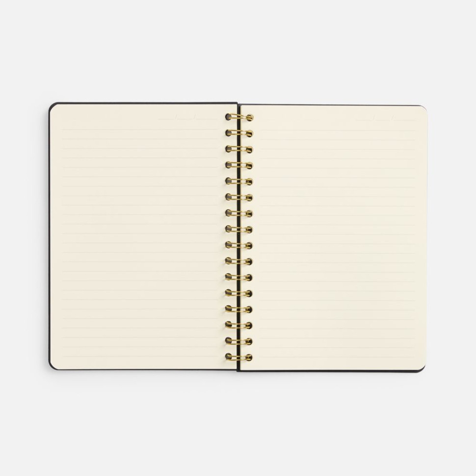 Ежедневник Spiral, недатированный, черный Ежедневник Spiral, недатированный, черный