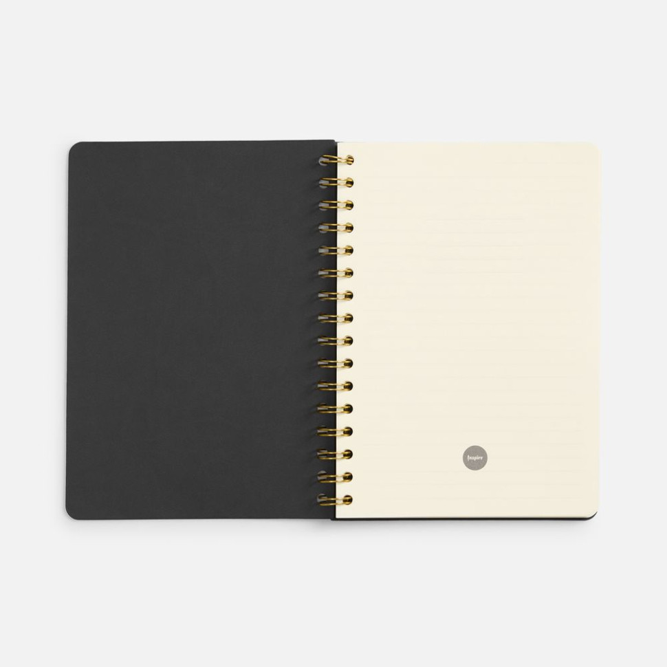 Ежедневник Spiral, недатированный, черный Ежедневник Spiral, недатированный, черный