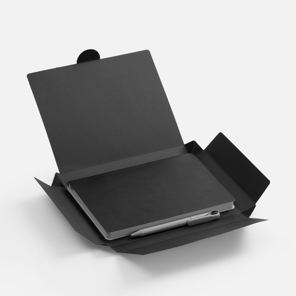 Набор Doppio, черный с серым Набор Doppio, черный с серым