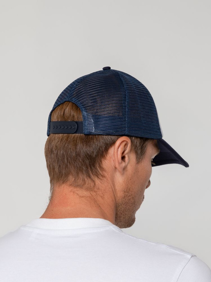 Бейсболка Sunbreaker, темно-синяя с белым Бейсболка Sunbreaker, темно-синяя с белым