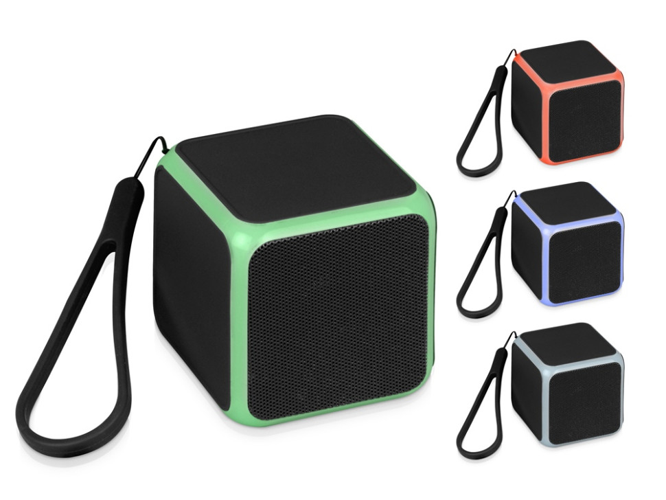 Портативная колонка Cube с подсветкой