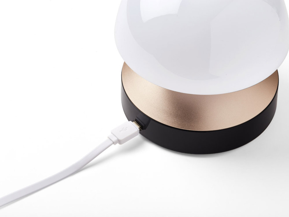 Светильник с часами и световым будильником Mina Sunrise