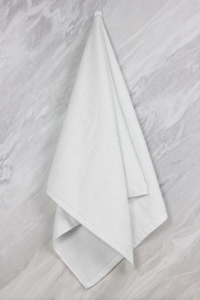 Полотенце махровое «Отель», среднее, белое Полотенце махровое «Отель», среднее, белое