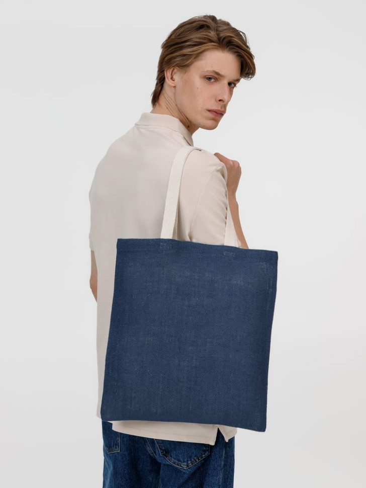 Холщовая сумка на плечо Juhu, синяя