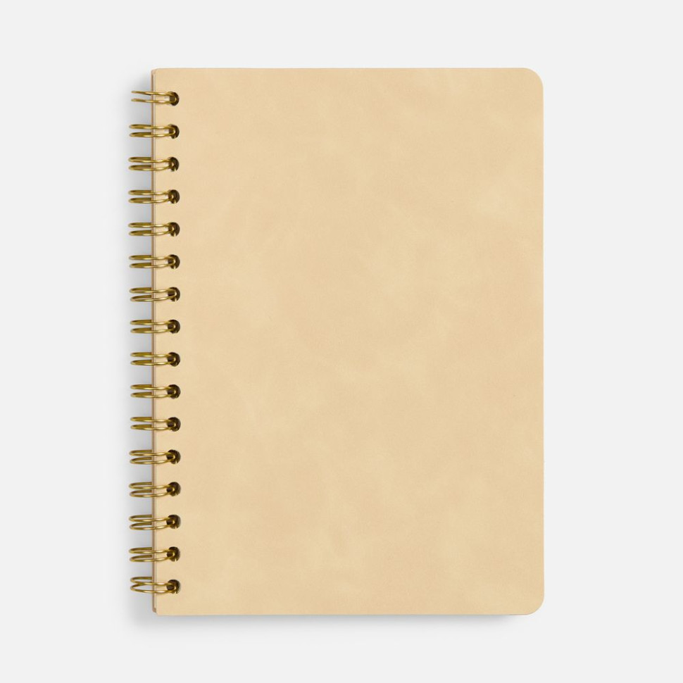 Ежедневник Spiral, недатированный, бежевый Ежедневник Spiral, недатированный, бежевый