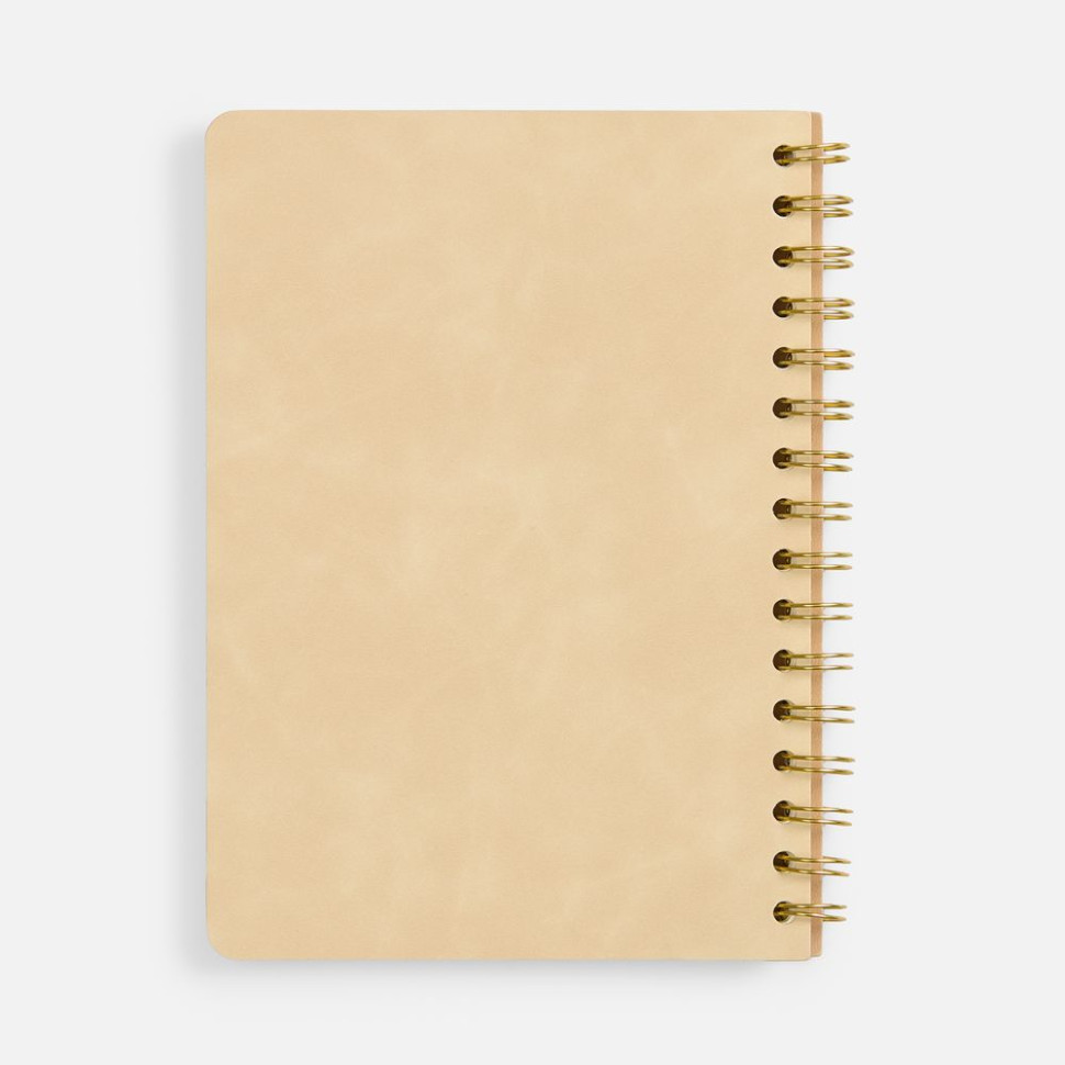 Ежедневник Spiral, недатированный, бежевый Ежедневник Spiral, недатированный, бежевый