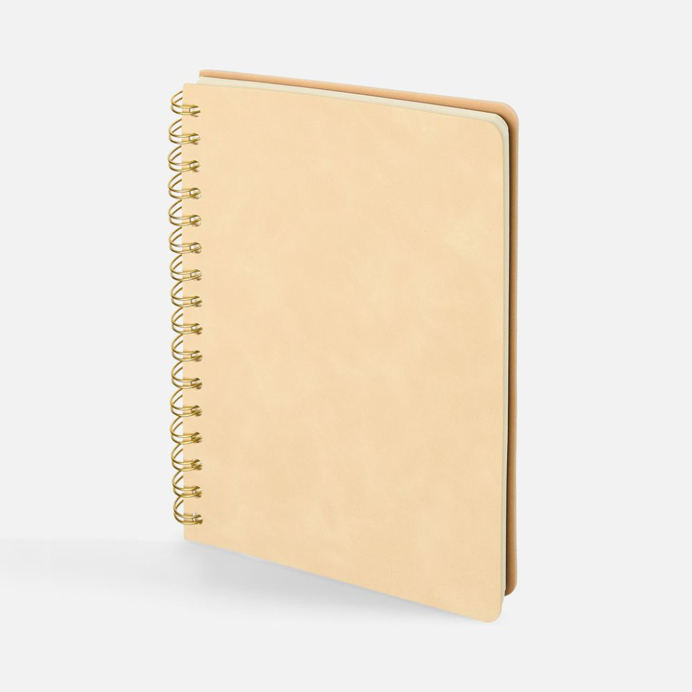 Ежедневник Spiral, недатированный, бежевый Ежедневник Spiral, недатированный, бежевый