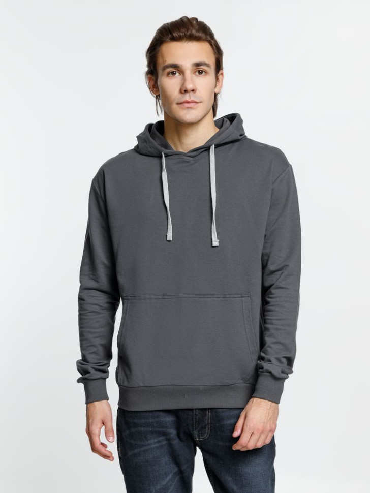 Толстовка с капюшоном Kirenga, темно-серая (графит) Толстовка с капюшоном Kirenga, темно-серая (графит)