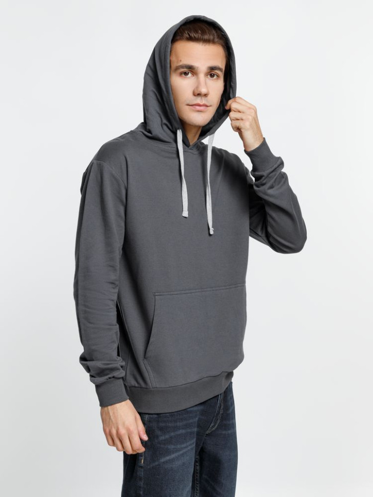 Толстовка с капюшоном Kirenga, темно-серая (графит) Толстовка с капюшоном Kirenga, темно-серая (графит)