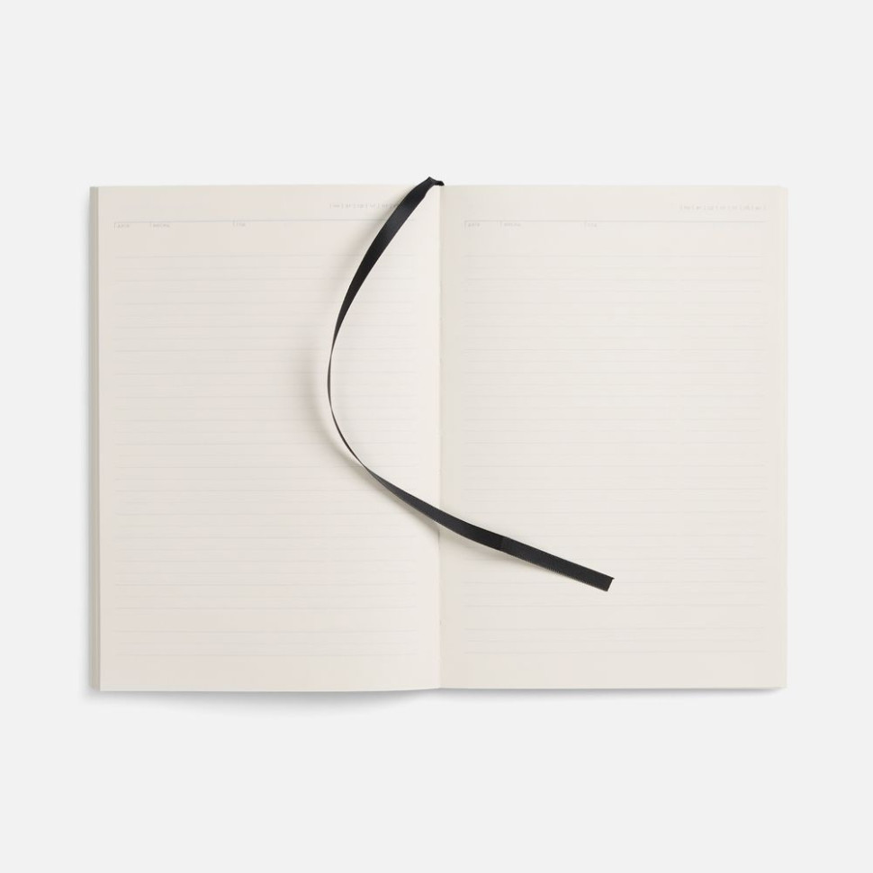 Ежедневник Flat Light, недатированный, черный Ежедневник Flat Light, недатированный, черный