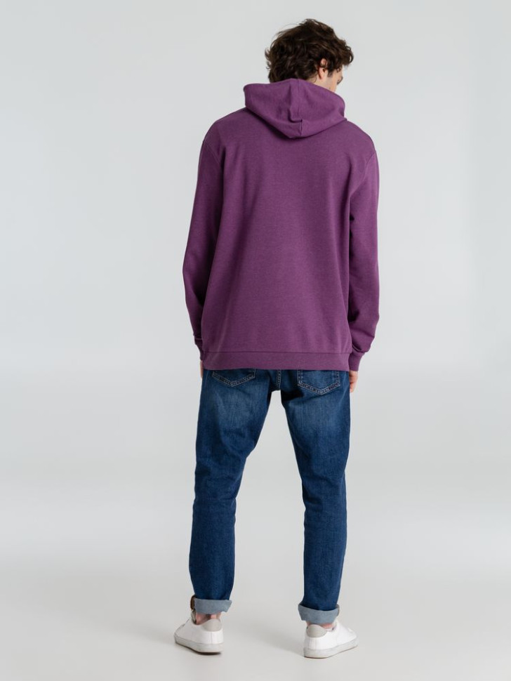 Толстовка с капюшоном унисекс Hoodie, фиолетовый меланж Толстовка с капюшоном унисекс Hoodie, фиолетовый меланж