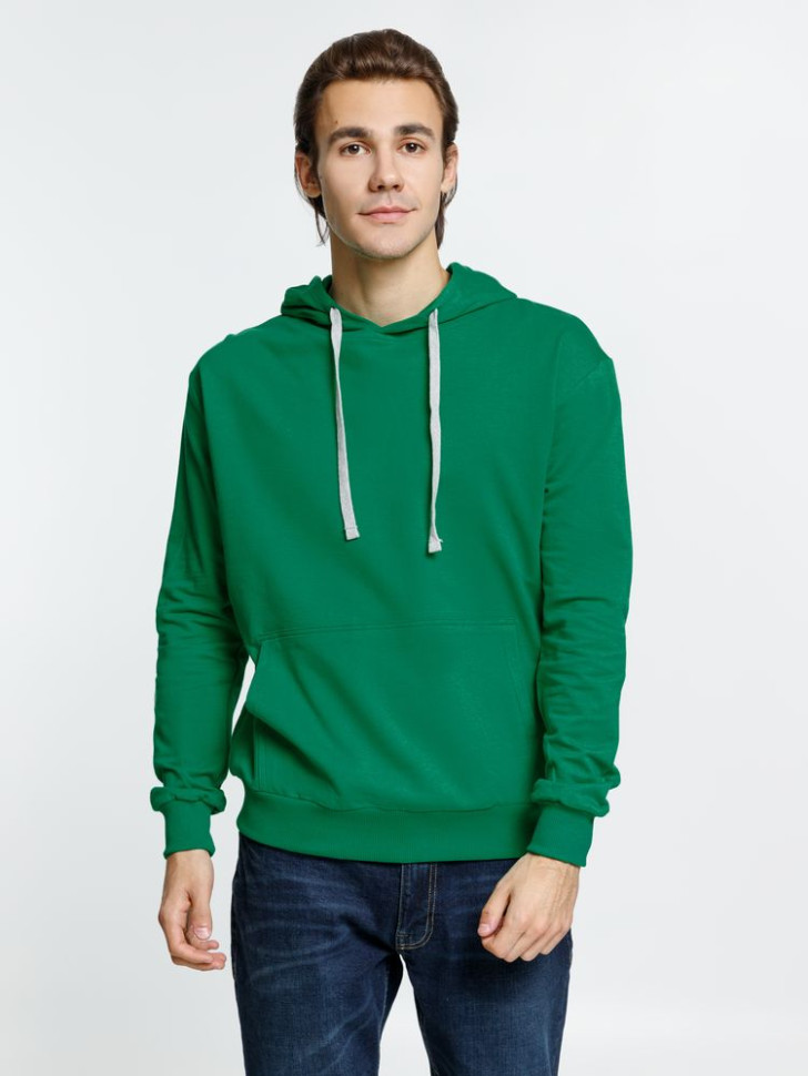 Толстовка с капюшоном Kirenga, зеленая Толстовка с капюшоном Kirenga, зеленая