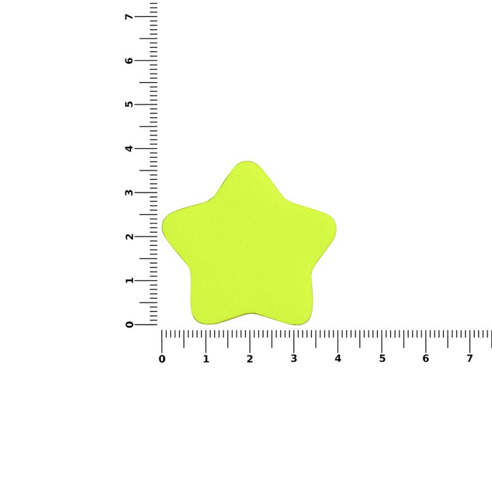 Наклейка тканевая Lunga Bial, M, желтый неон