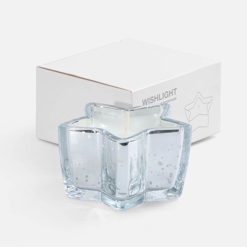 Свеча Wishlight, серебристая Свеча Wishlight, серебристая
