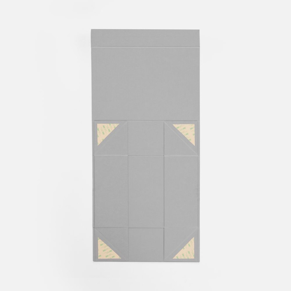 Коробка складная Quadra Fold, серая