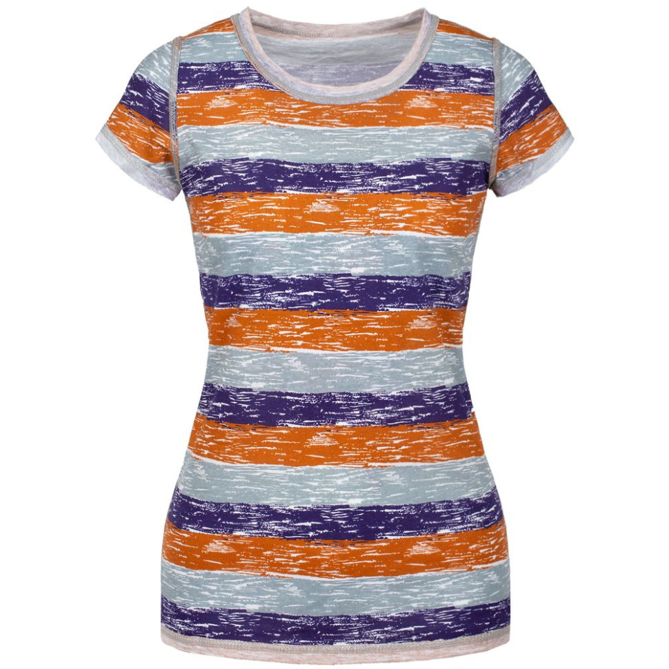 Футболка женская «Амазонка» двусторонняя, оранжевая с фиолетовым Футболка женская «Амазонка» двусторонняя, оранжевая с фиолетовым