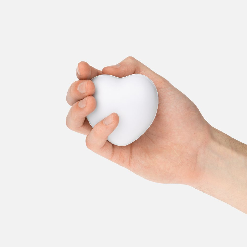 Антистресс «Сердце», белый Антистресс «Сердце», белый