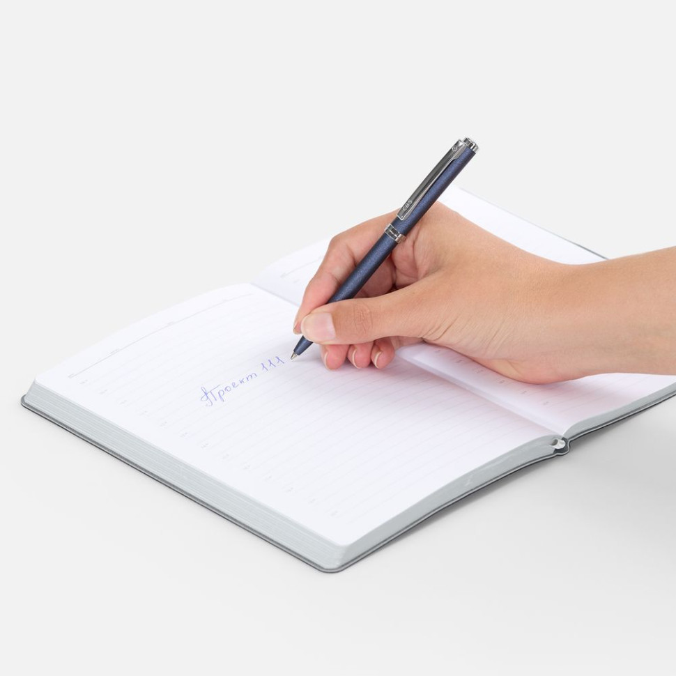 Ручка шариковая Delgado, синяя Ручка шариковая Delgado, синяя